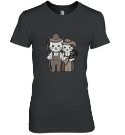 Farmer Cats With Pitchfork