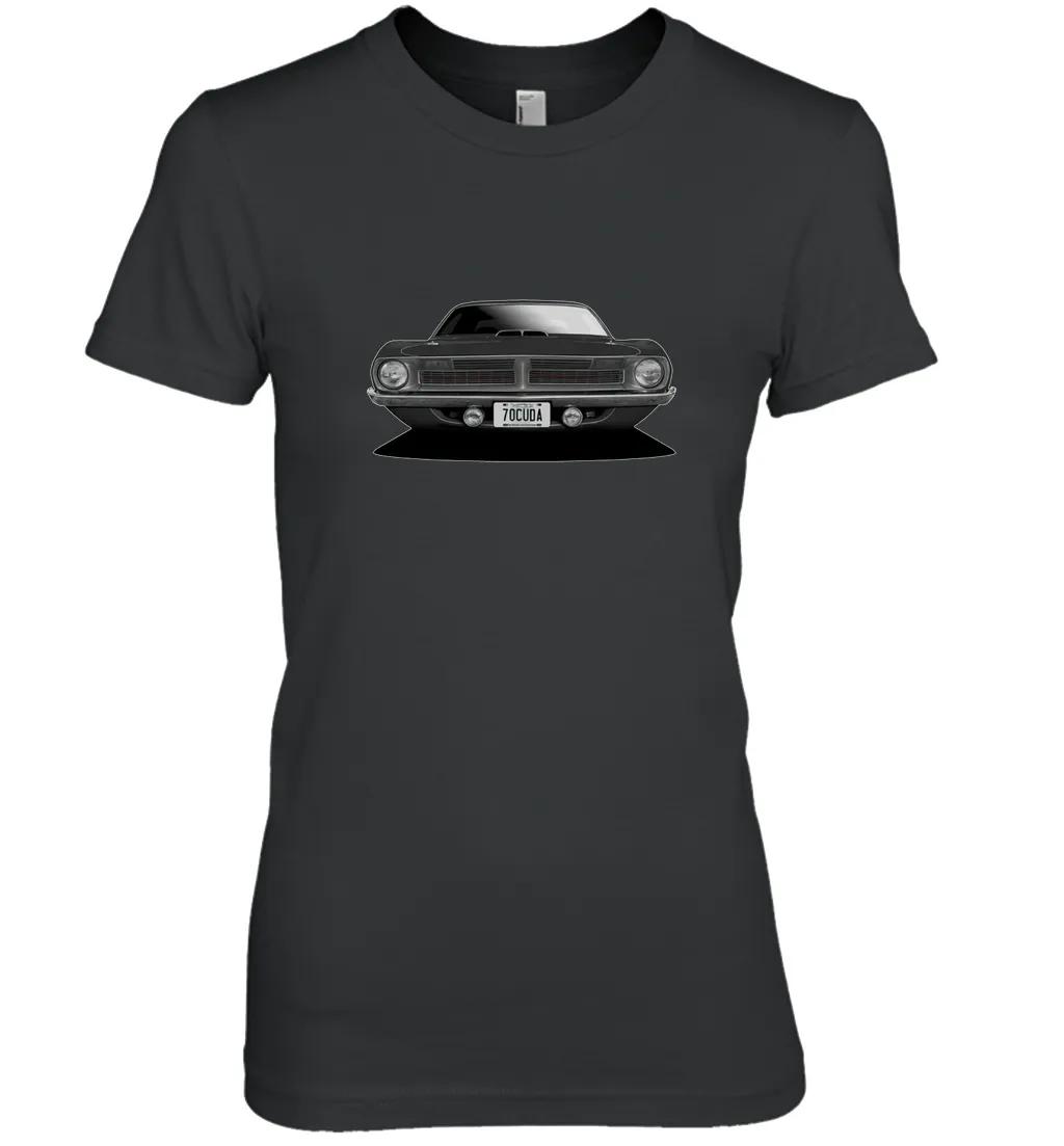 1970 Plymouth Cuda Front Black