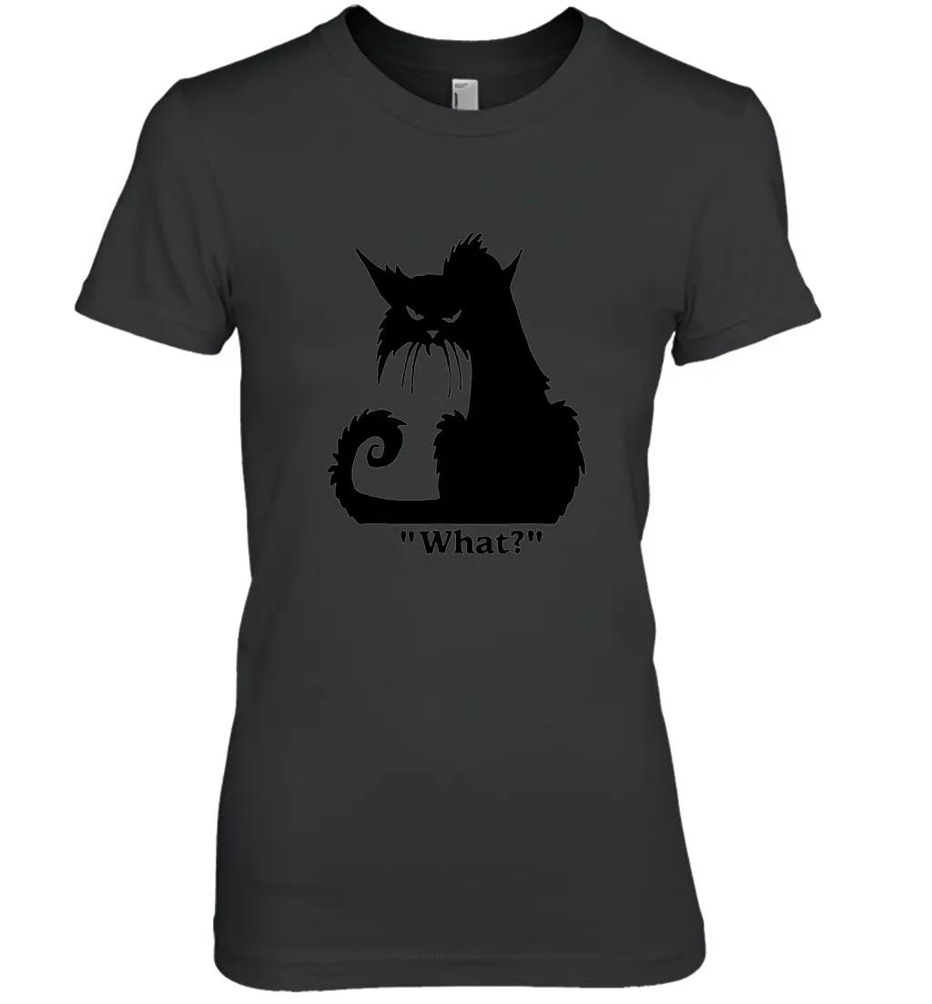 Angry Black Cat What