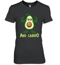 Avocado Gym Avocardio Funny Running