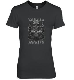 Skull Valhalla Awaits Viking