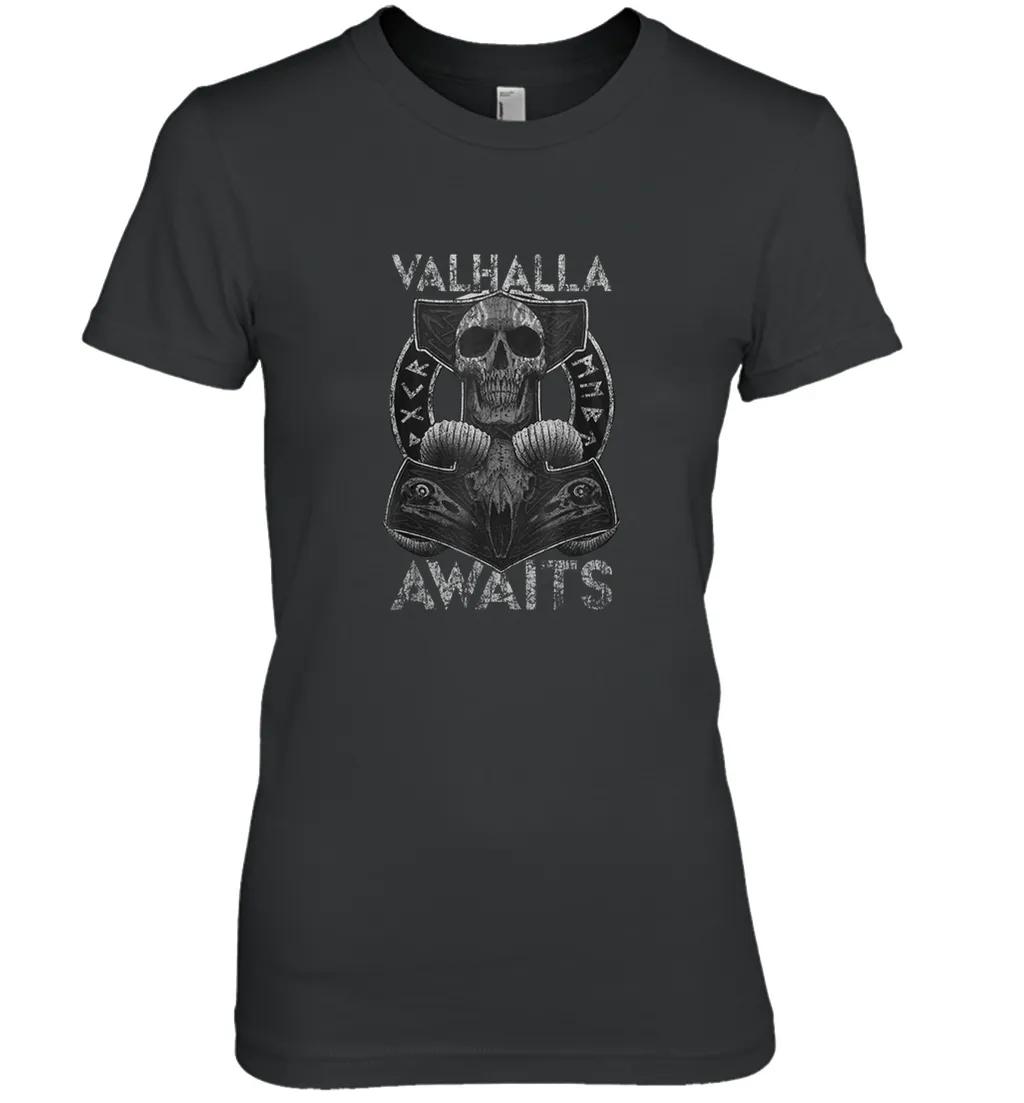 Skull Valhalla Awaits Viking