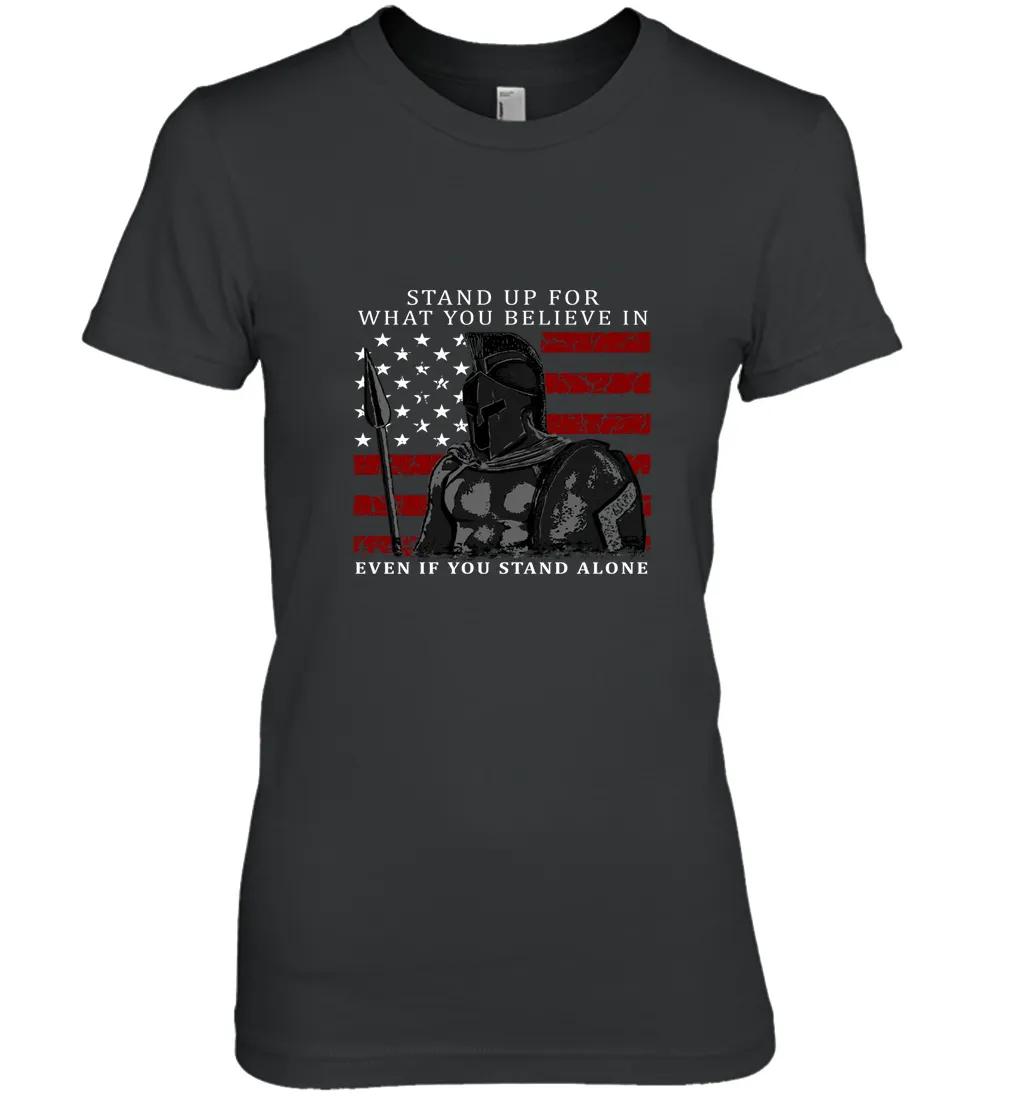 Spartan Warrior American Flag
