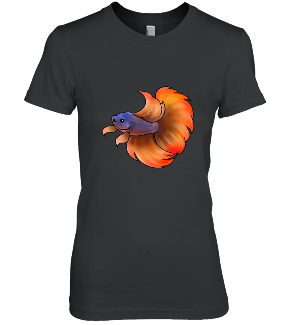 Fish Betta Fish Orange Indigo