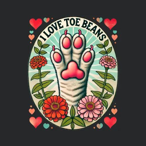 I Love Toe Beans