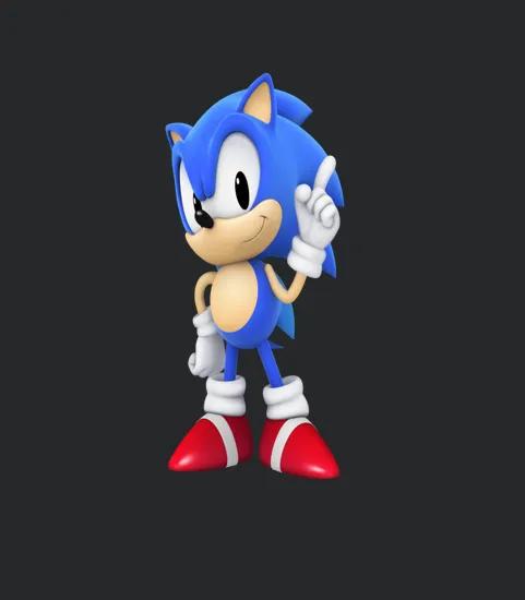Classic Sonic From Sonic Mania