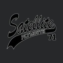 71 Satellite White Outline