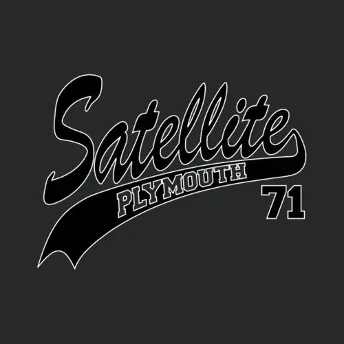 71 Satellite White Outline