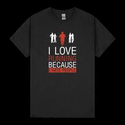 I Love Running Because I Hate People