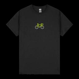 Creative Typography Bicycle Logo