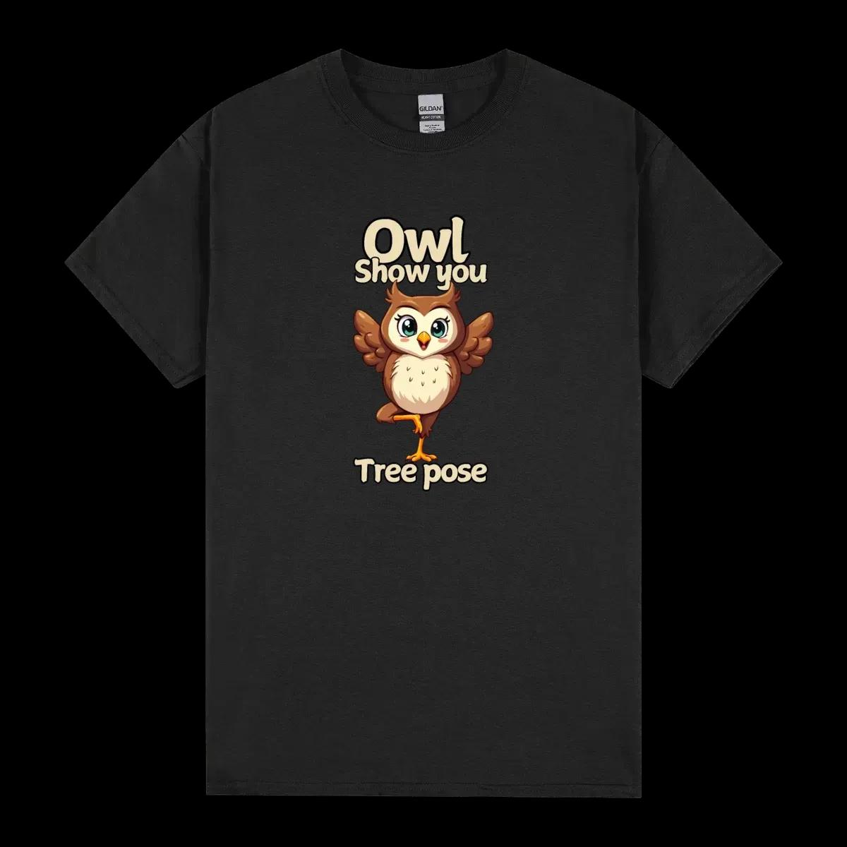 Owl Doing Tree Pose
