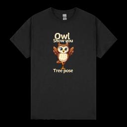 Owl Doing Tree Pose