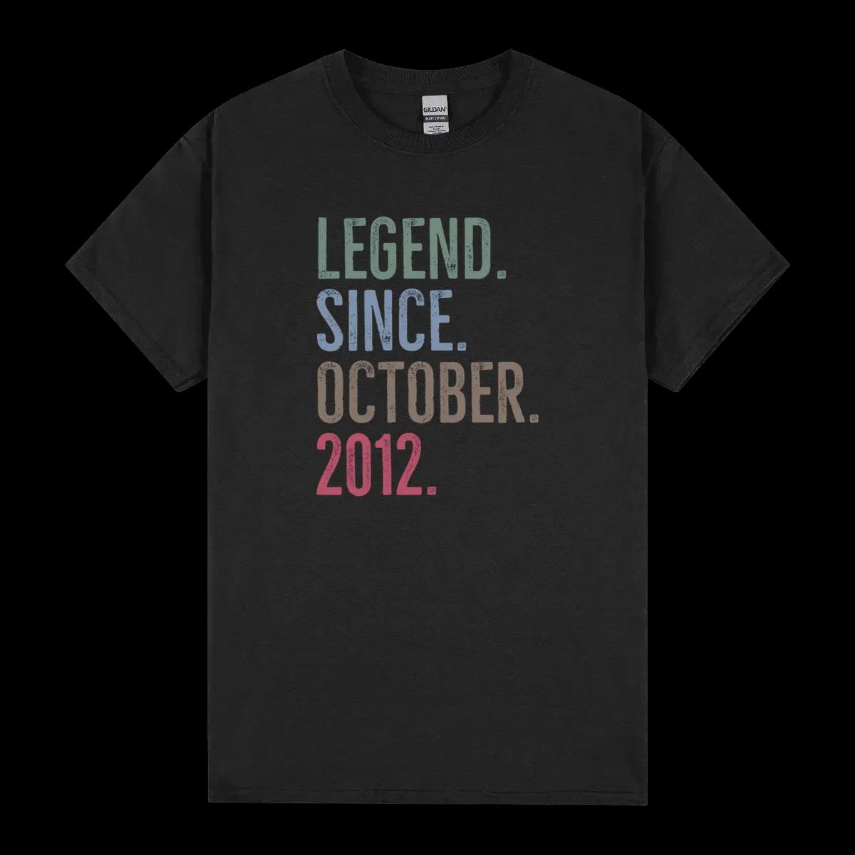 Legend Since October 2012