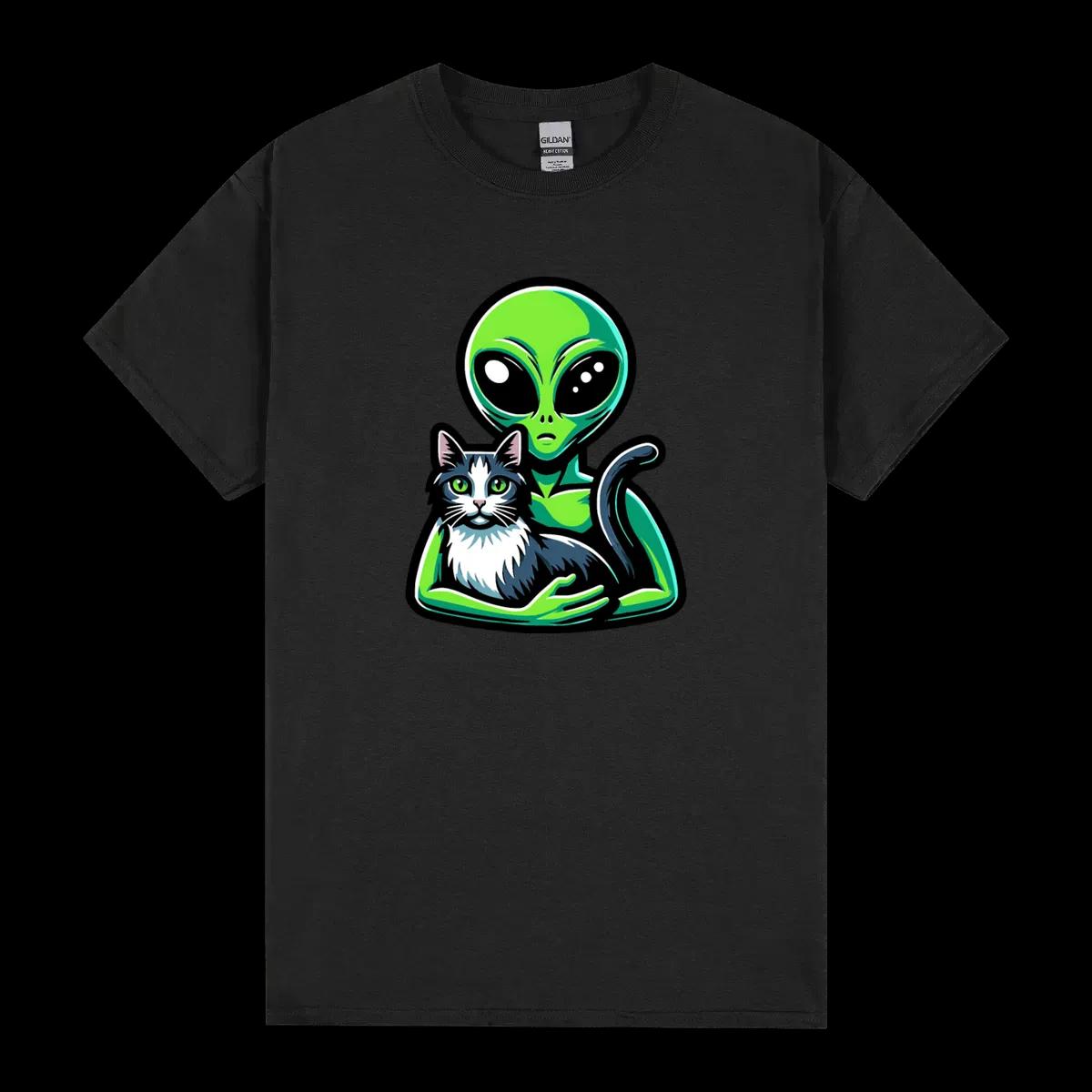 Alien And Grey Cat