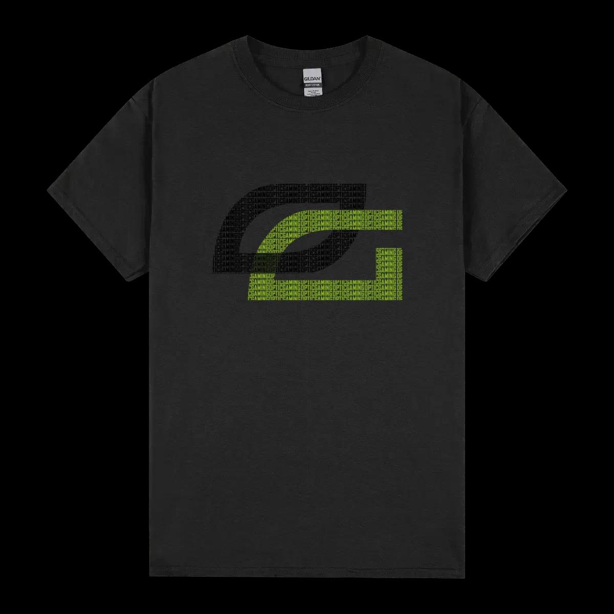 Optic Gaming Logo Spell Out Black Mp
