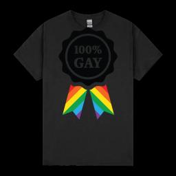 100percent Gay Badge