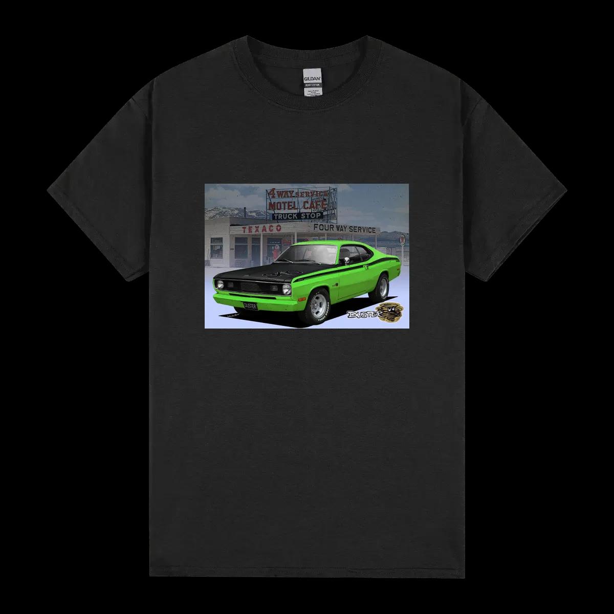 1970 74 Duster Poster Green