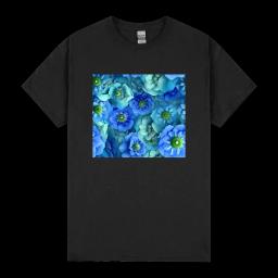 3d Blue Delphinium Tumbler Wrap