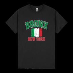 Bronx New York Style Italy Flag