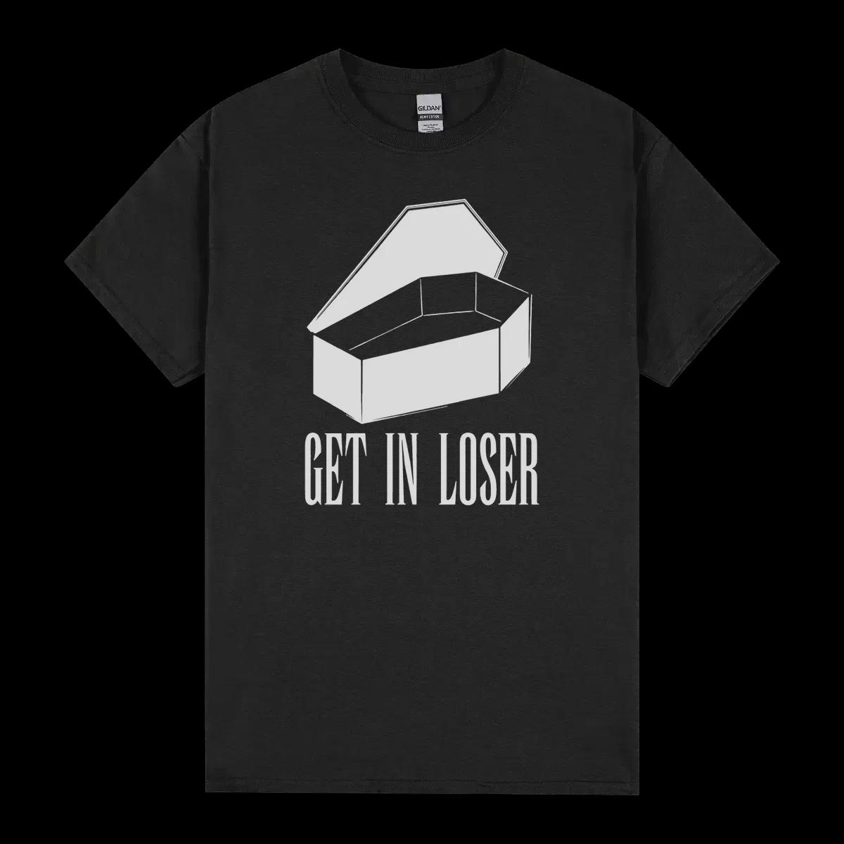 Get In Loser Funny Sarcastic Coffin