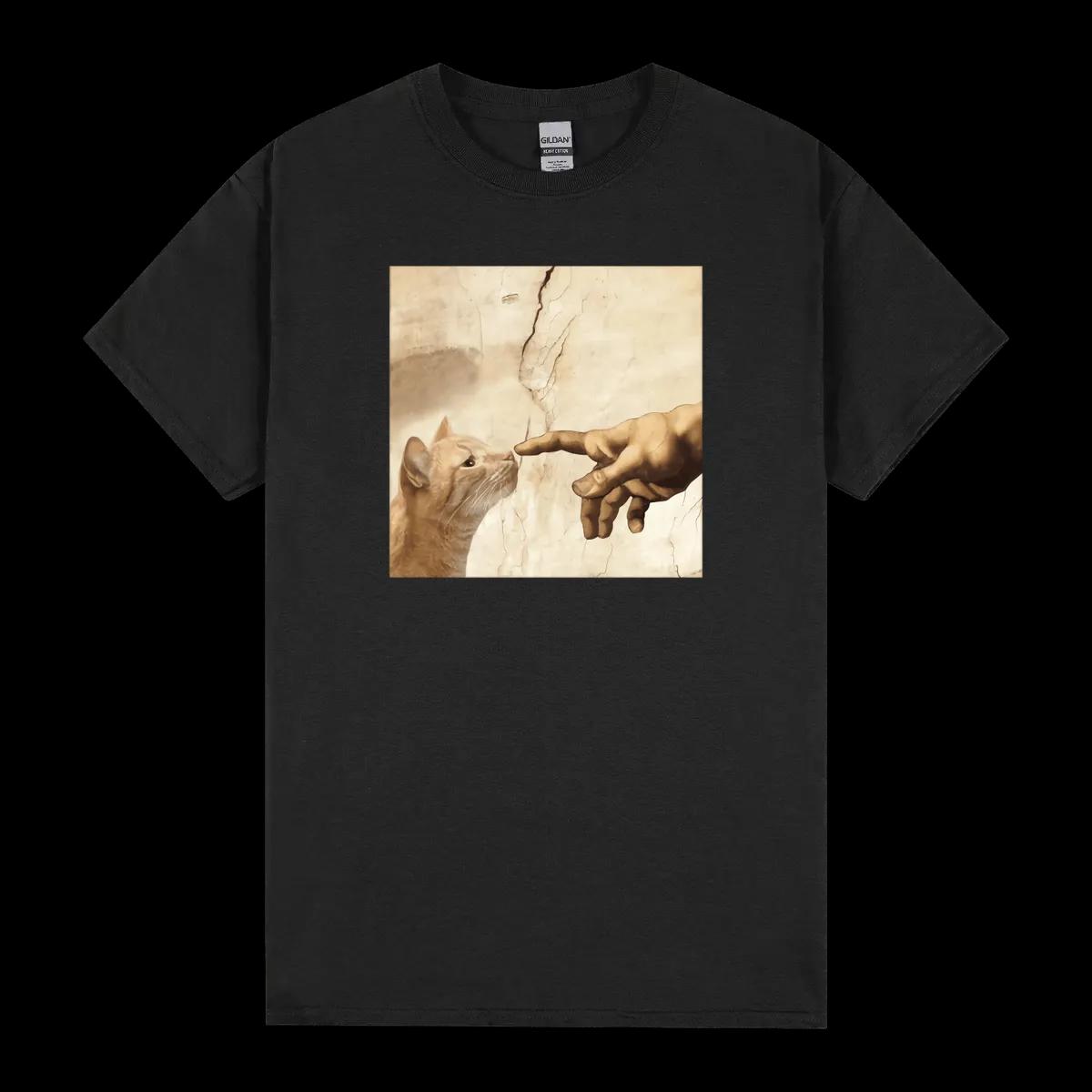 The Creation Of Adam Brown Cat