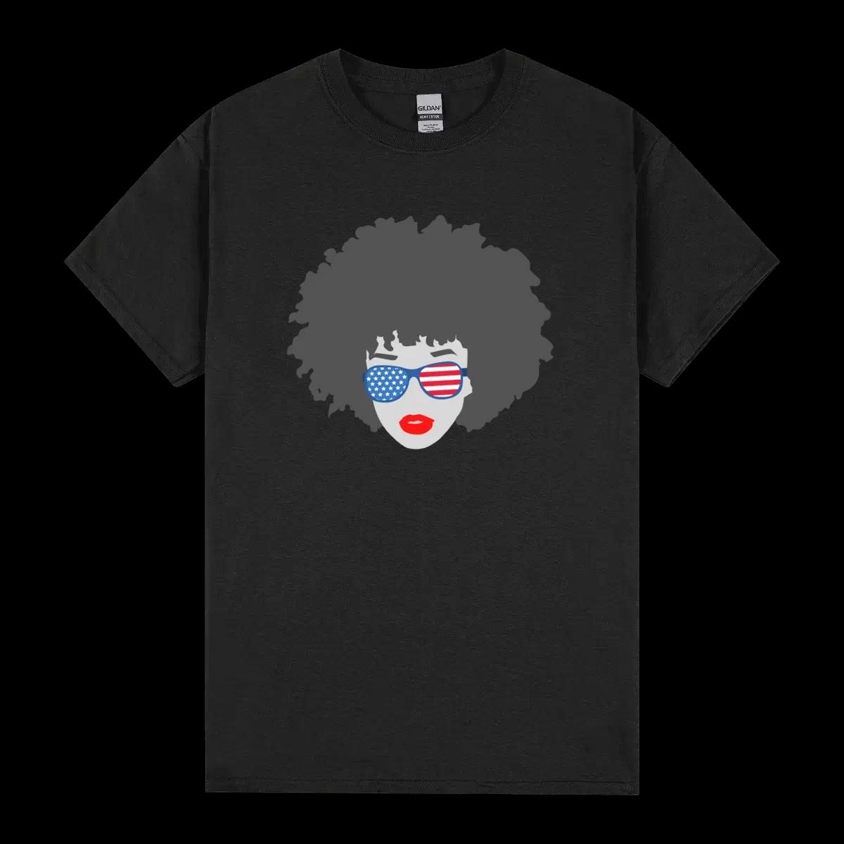 American Woman Usa Flag Glasses