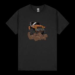Jeep Offroad Drive On Dirt Or Mud