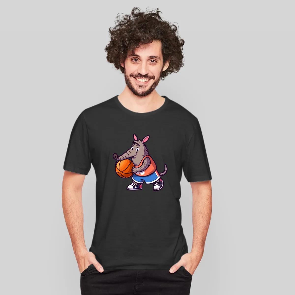 Aardvark Playing Basketball