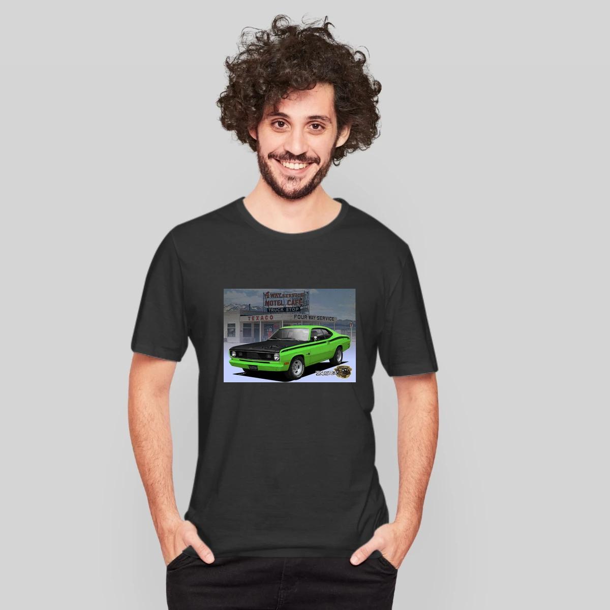 1970 74 Duster Poster Green