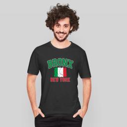 Bronx New York Style Italy Flag