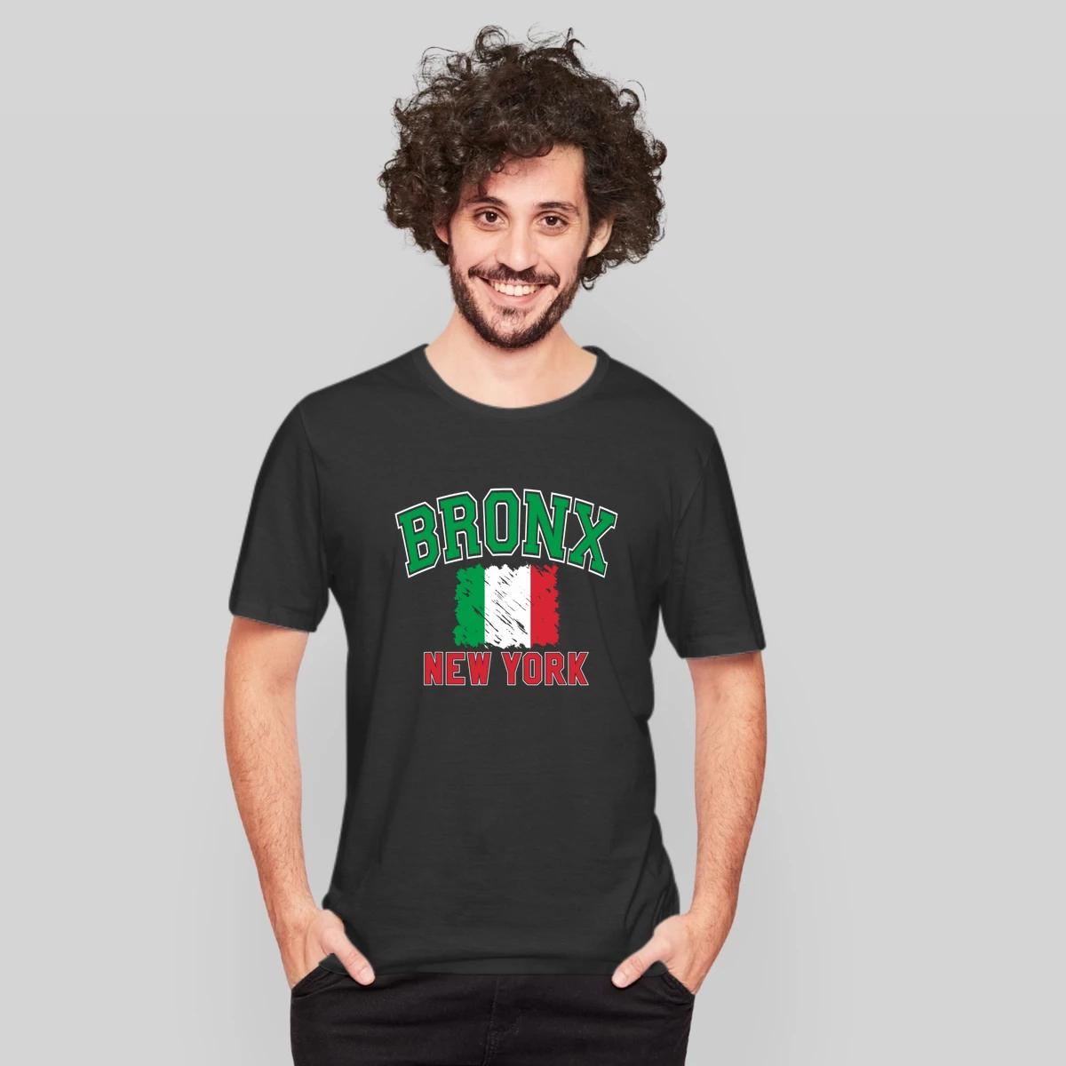 Bronx New York Style Italy Flag