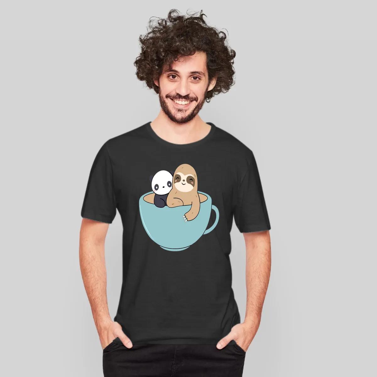 Kawaii Cute Panda And Sloth