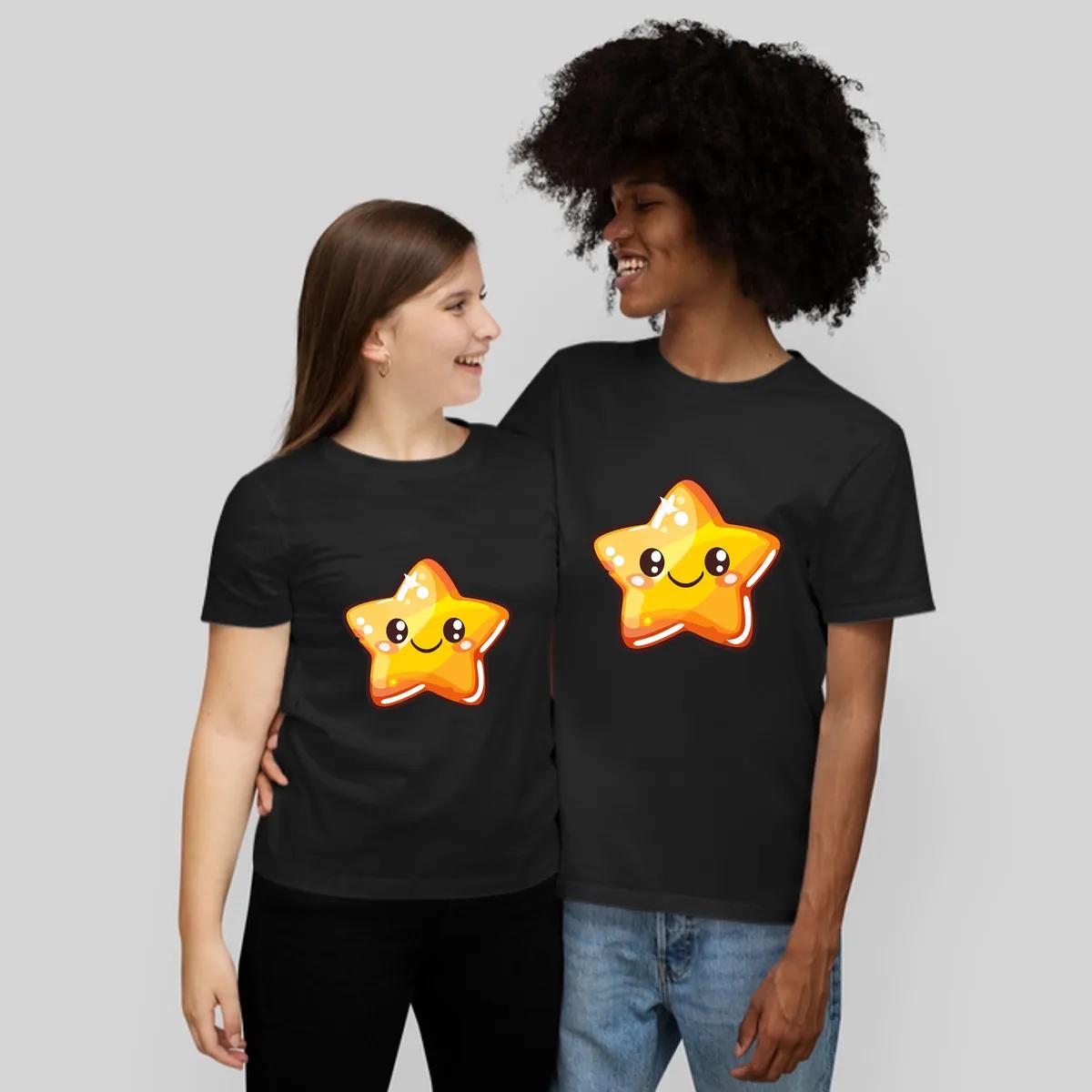 Yellow Star Cute Orange Star