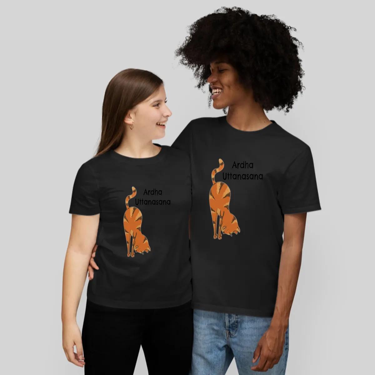 Funny Yoga Cat Woman