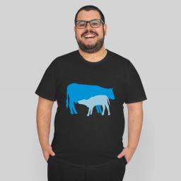 Cow And Calf Colored