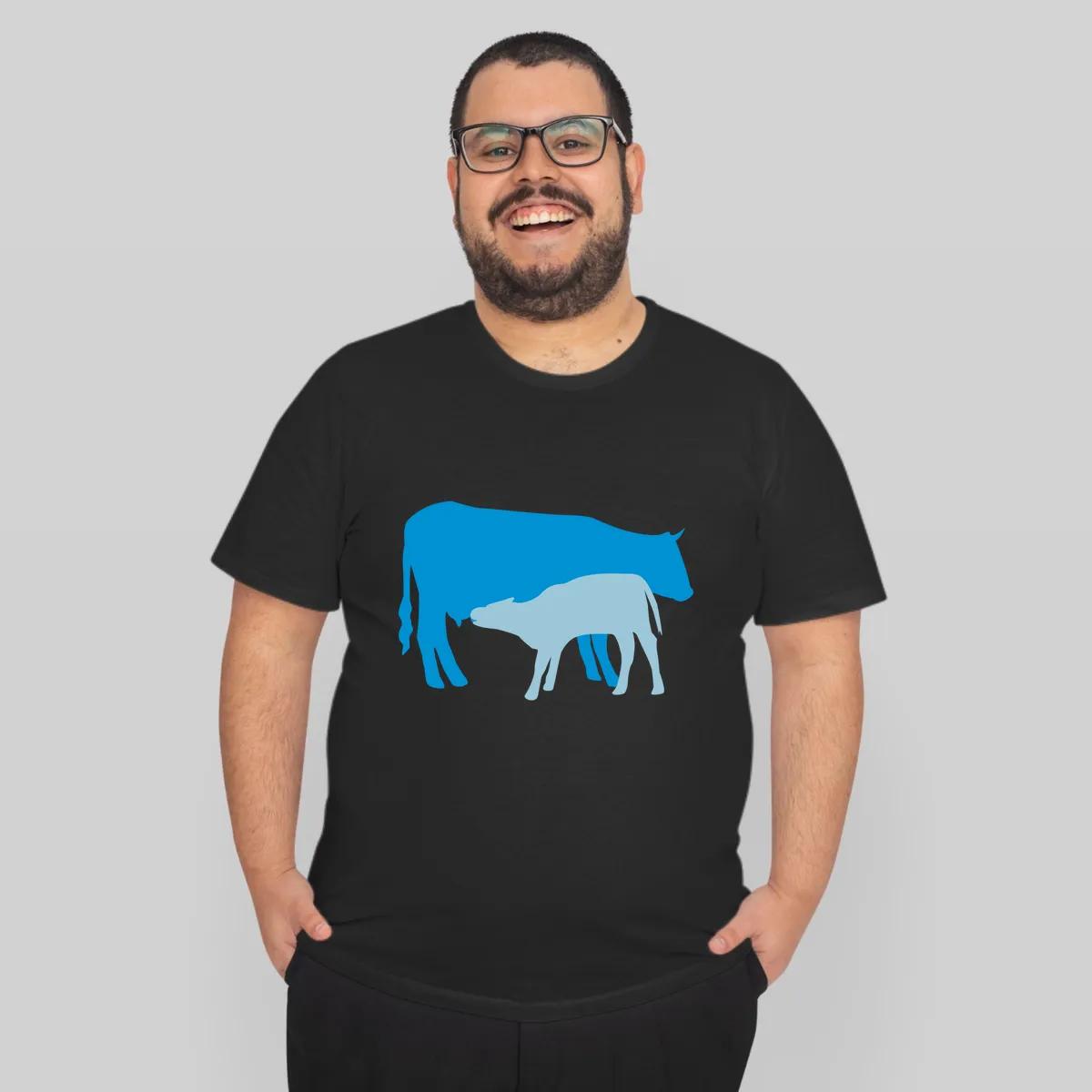 Cow And Calf Colored