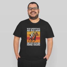 Horse Racing Lover Old Man