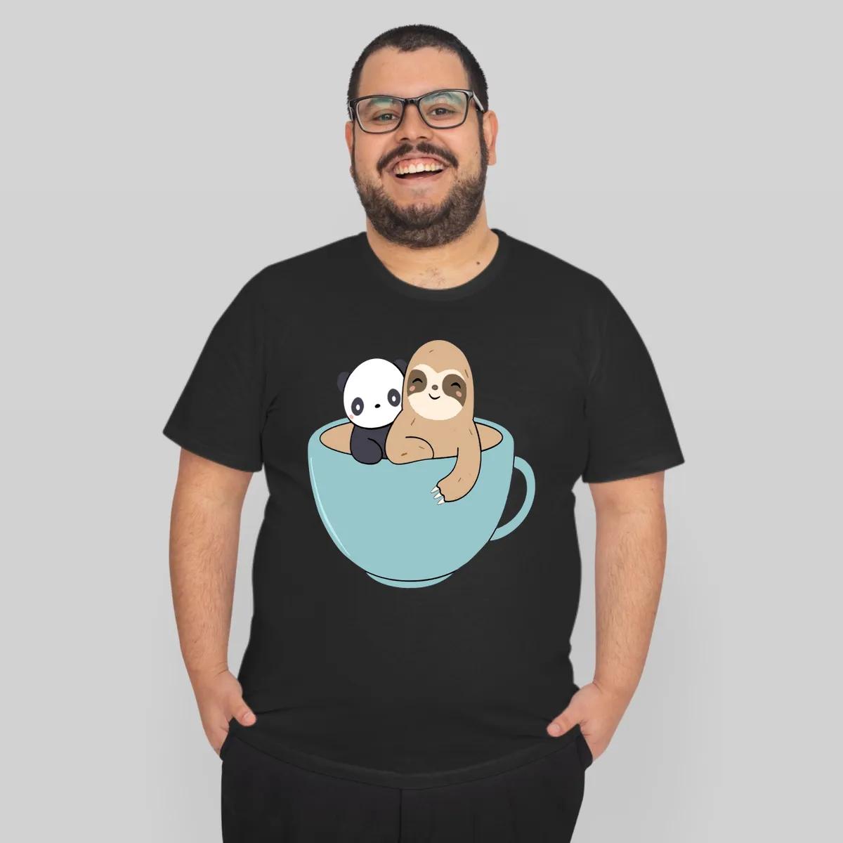 Kawaii Cute Panda And Sloth
