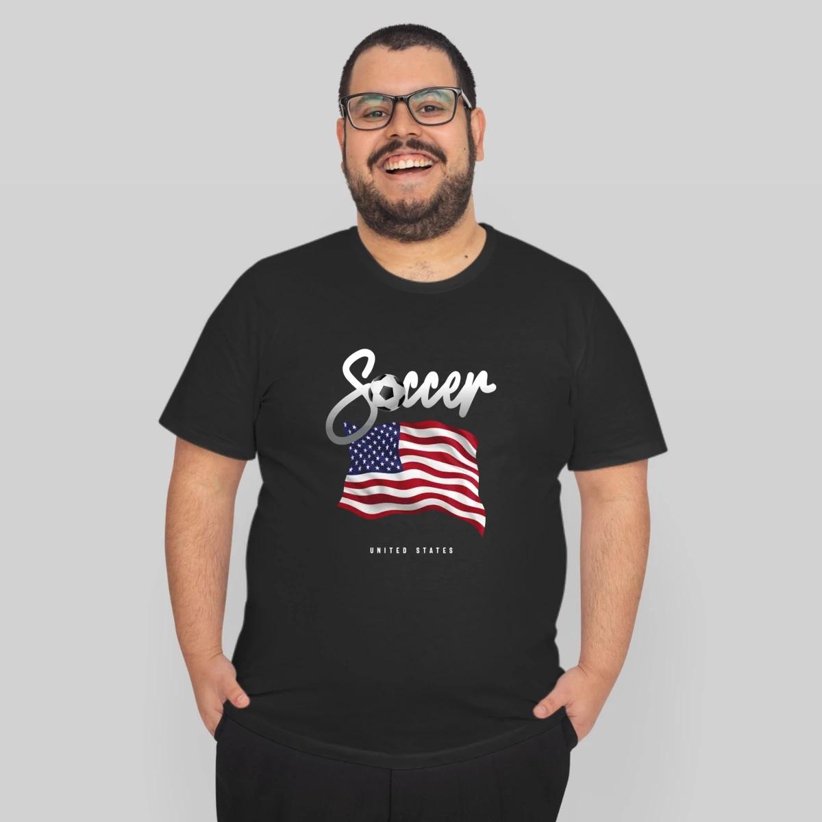 Usa Soccer American Flag