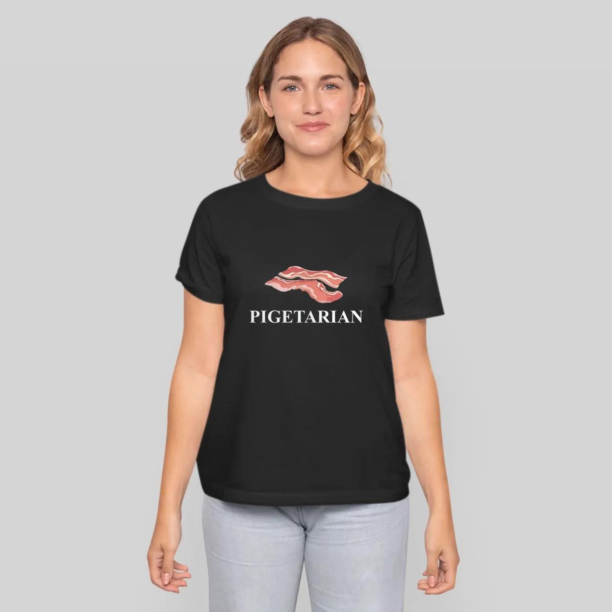 Pigetarian Funny Bacon