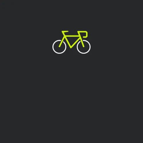Creative Typography Bicycle Logo