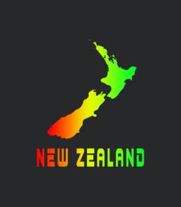 New Zealand Maps Design Gift