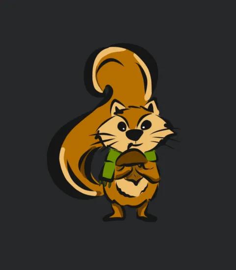 Squirrel Cartoon Comic