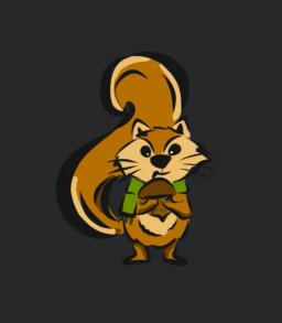 Squirrel Cartoon Comic