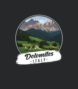 Dolomites Italy Souvenir