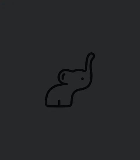 Cute Elephant Logo