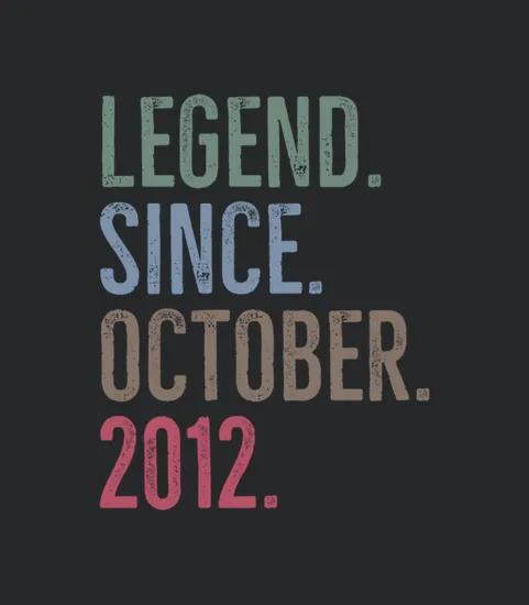 Legend Since October 2012