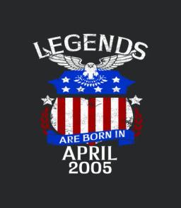 Legends Are Born In April 2005
