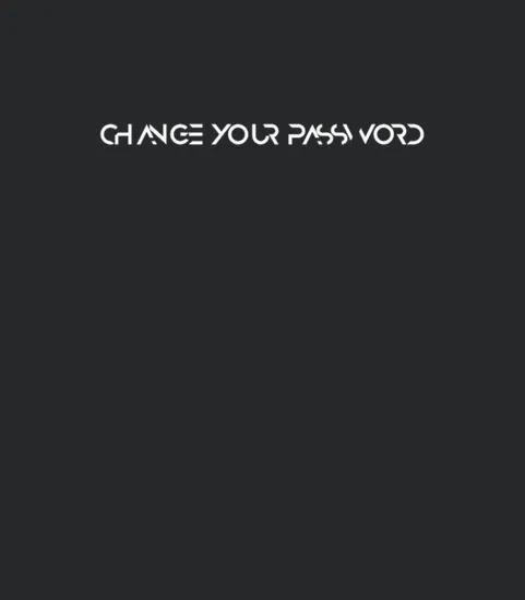 Change Your Password 1