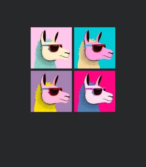 Llama Pop Art